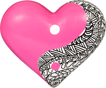 Mini Graffiti Hearts Painting To Spread The Love - creative jewish mom
